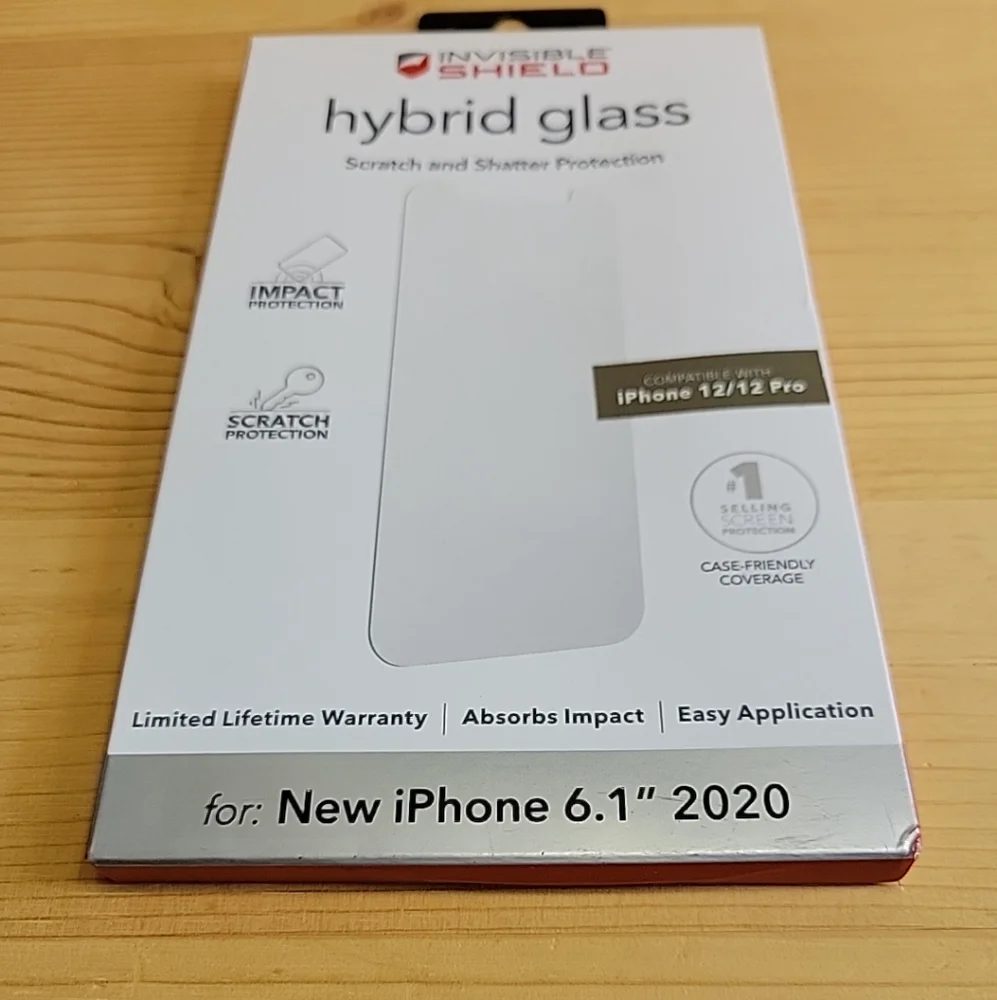 ZAGG InvisibleShield Hybrid Glass Screen Protector iPhone 12 & 12 Pro
